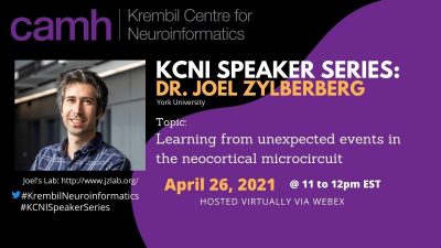 KCNI Speaker Series: Dr. Joel Zylberberg