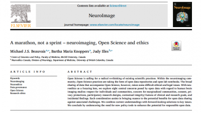 A marathon, not a sprint –neuroimaging, Open Science and ethics