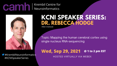 KCNI Speaker Series presents Dr. Rebecca Hodge – Wednesday, September 29, 2021, 1-2pm EDT